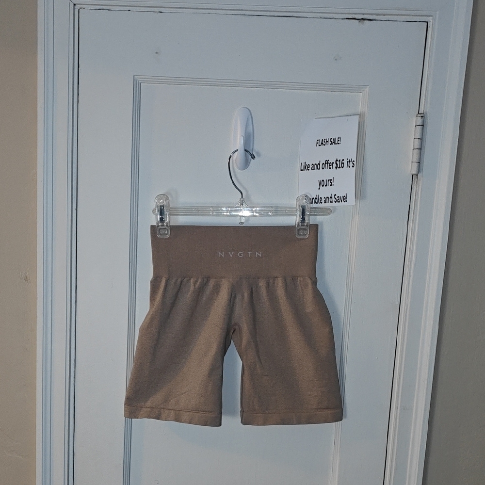 NVGTN Women's Tan Bike Shorts